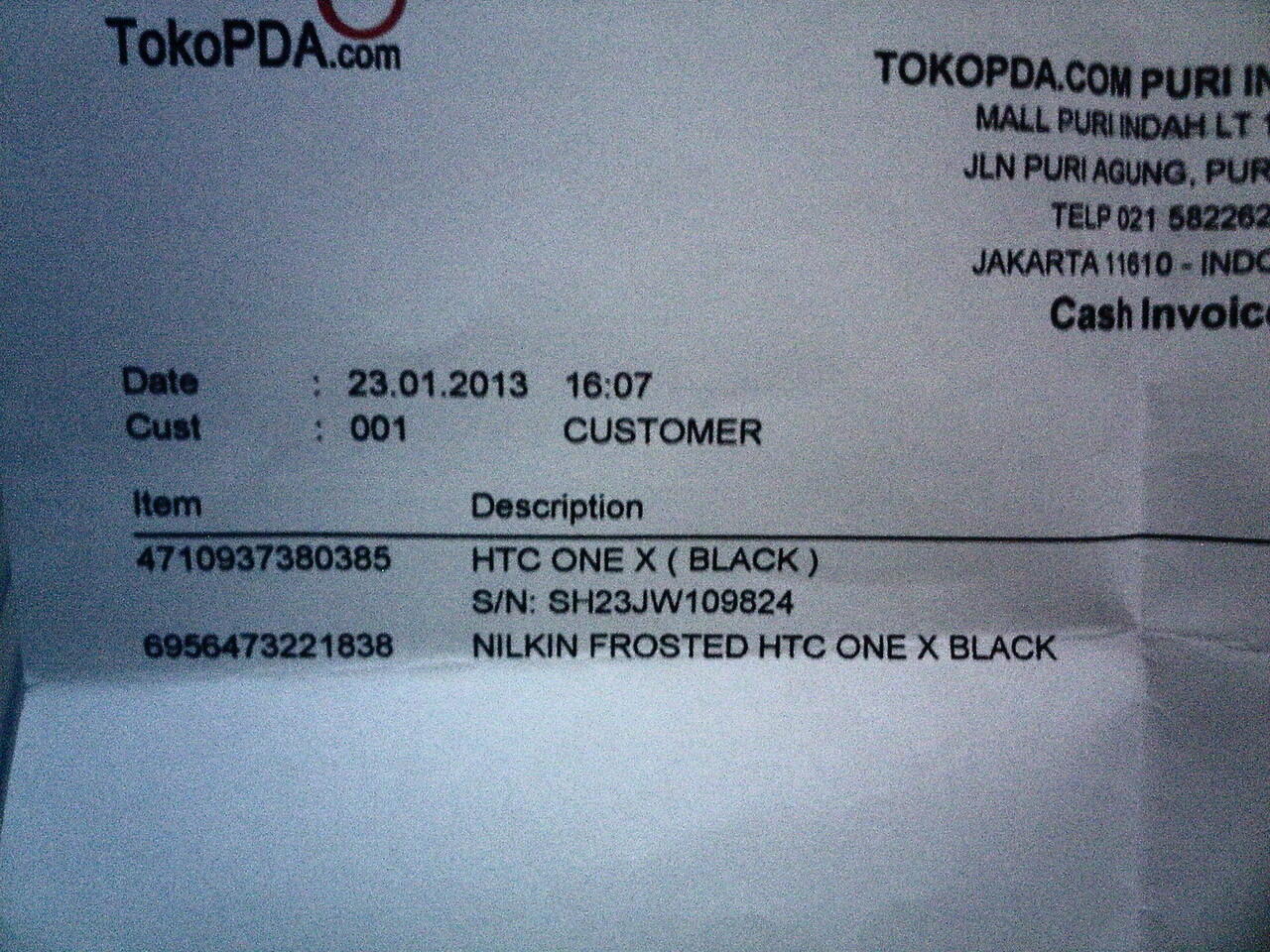 HTC ONE X GSM Garansi Resmi (Surabaya)
