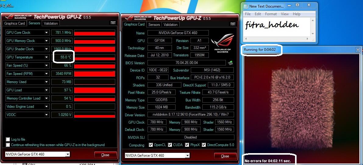 GTX 460 HAWK SERIES... MULUSS MINT COND