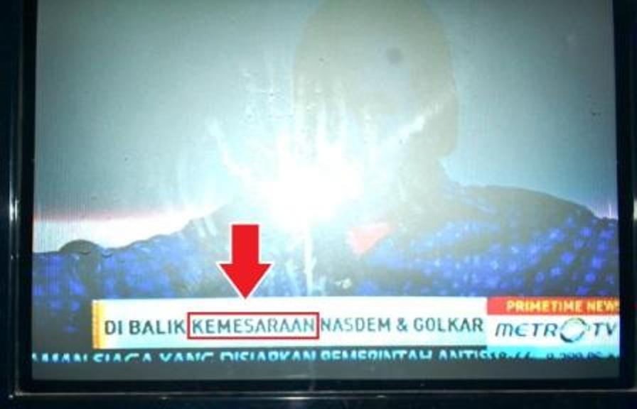 Metro TV salah bikin title berita gan :D