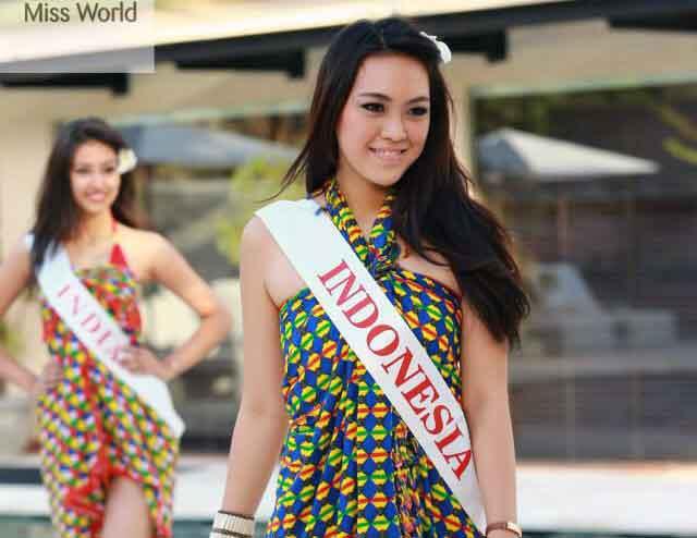 Sesi Beach Fashion Miss World 2013, Vania Larissa Lolos 11 Besar 