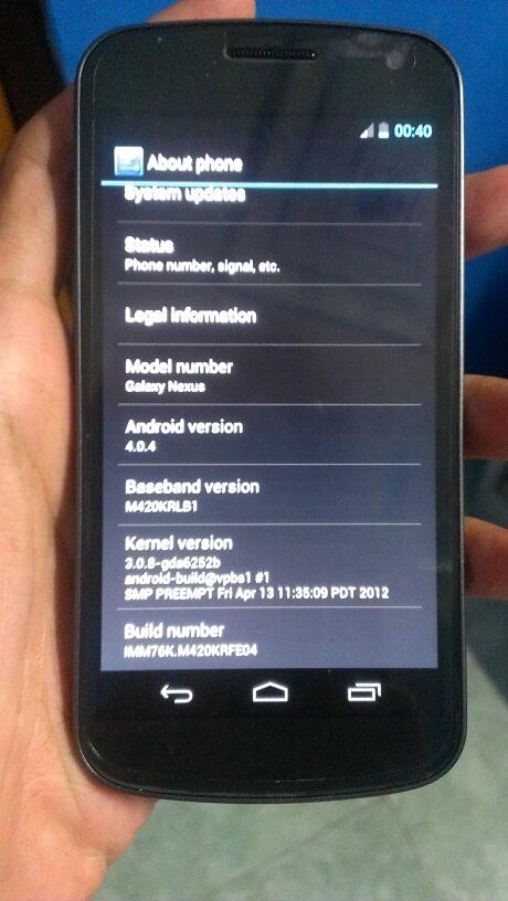 Samsung Galaxy Nexus Mulus Banget