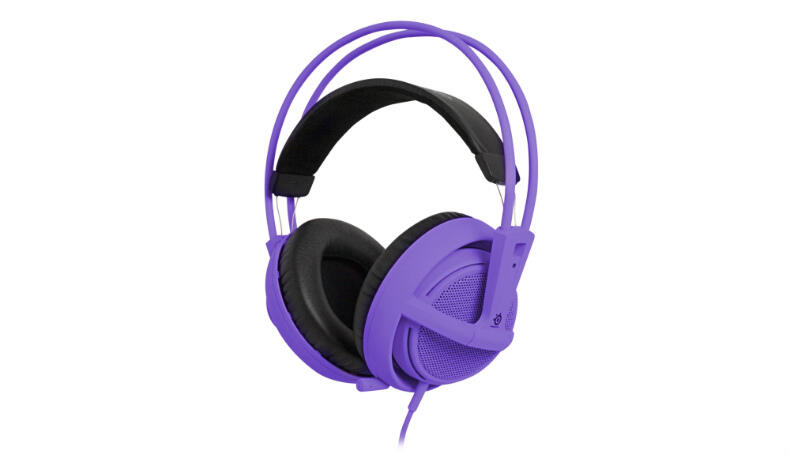headset steelseries siberia v2 white, purple, NAVY, frost blue, diablo 3, heat orange