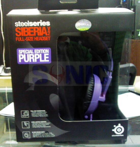 headset steelseries siberia v2 white, purple, NAVY, frost blue, diablo 3, heat orange