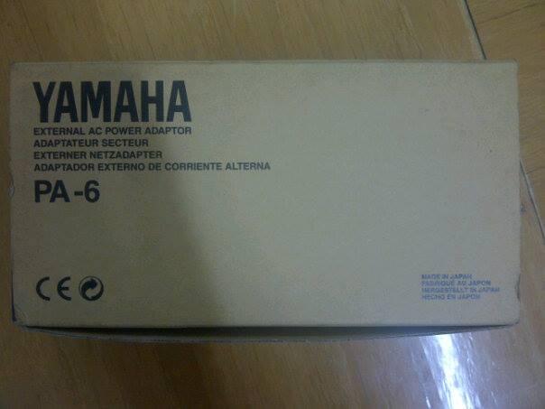 Jual adaptor Khusus keyboard yamaha PA-6, PA-5C Asli