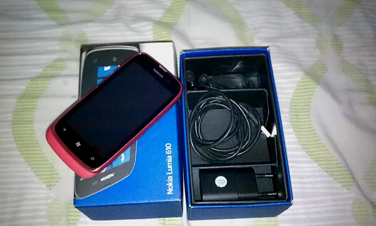 WINDOWS PHONE 7.5 MANGGO ... NOKIA LUMIA 610 RED MALANG