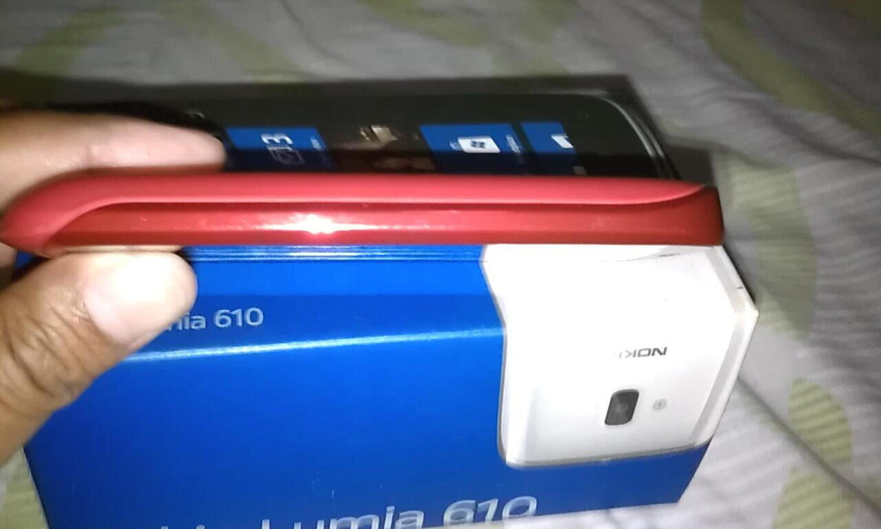 WINDOWS PHONE 7.5 MANGGO ... NOKIA LUMIA 610 RED MALANG