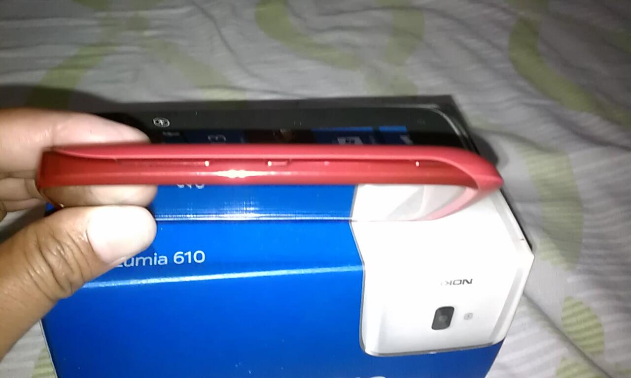 WINDOWS PHONE 7.5 MANGGO ... NOKIA LUMIA 610 RED MALANG