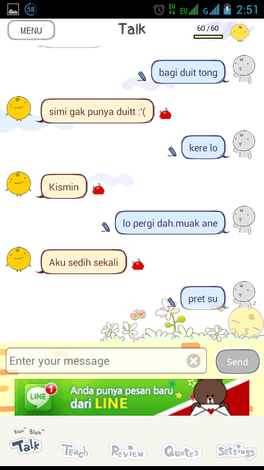 Screen Capture Chat Ane dengan Simi.(Simi ternyata KASKUSER GAN)