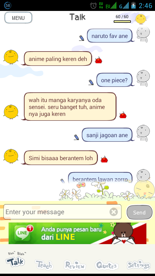 Screen Capture Chat Ane dengan Simi.(Simi ternyata KASKUSER GAN)