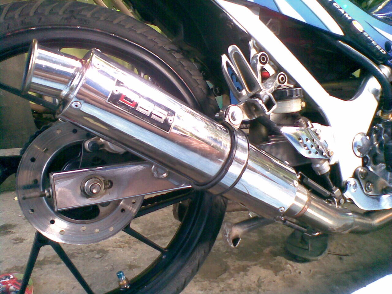WTS knalpot DB5/DBS stainless satria fu