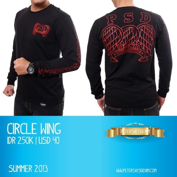 PETERSAYSDENIM Summer edition gorve dan circle wing size M