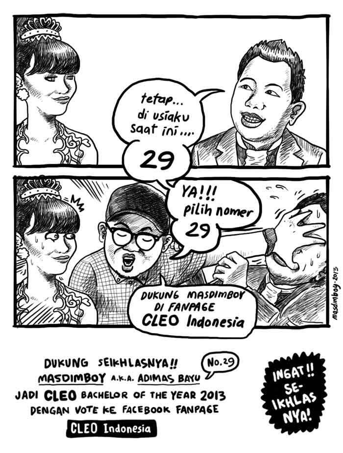 DUKUNG MASDIMBOY DI FANPAGE CLEO INDONESIA!!!!
