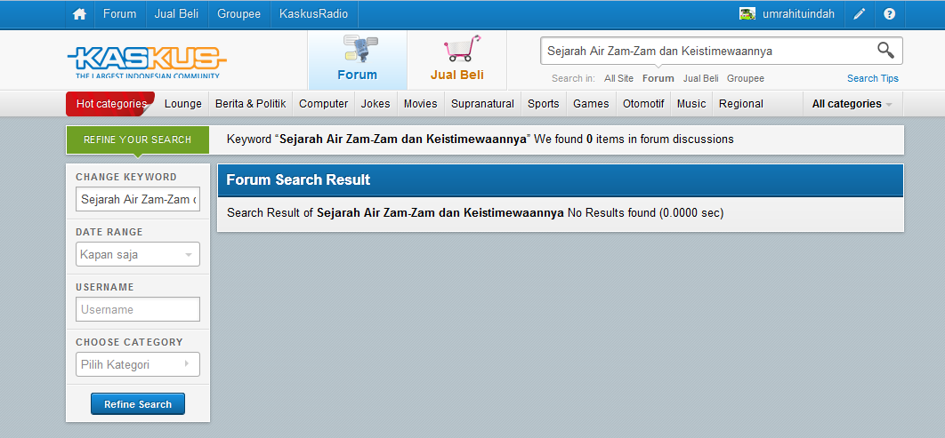 Sejarah Air Zam-Zam dan Keistimewaannya