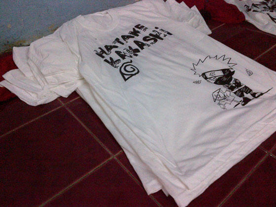 Kaos Hatake Kakashi Murah Meriah