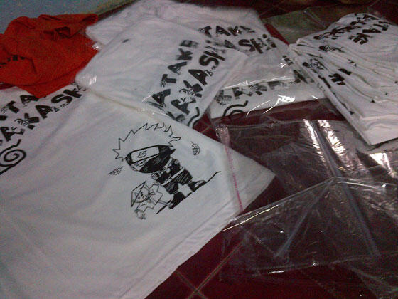 Kaos Hatake Kakashi Murah Meriah