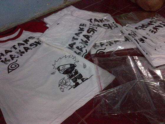 Kaos Hatake Kakashi Murah Meriah