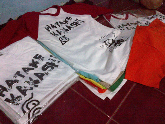 Kaos Hatake Kakashi Murah Meriah