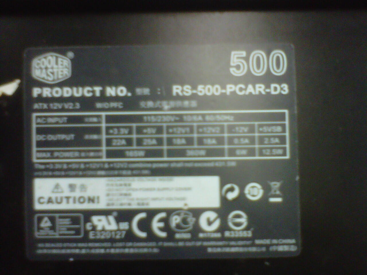 LOVE IT PSU PURE COOLERMASTER AGAIN. dan beberapa merk lainnya