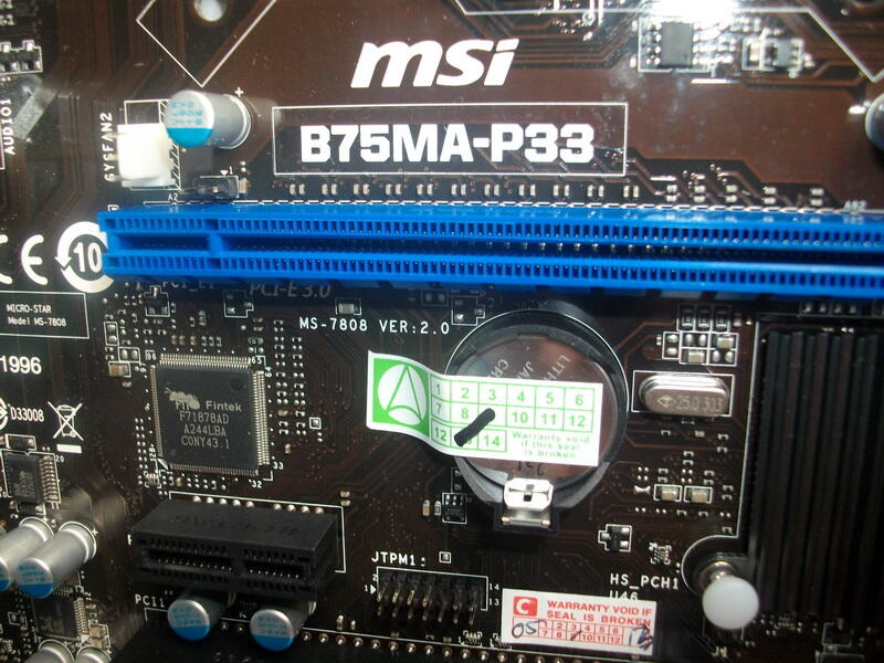 mobo buat ivy bridge.. MSI B75 P33 SOCKET 1155