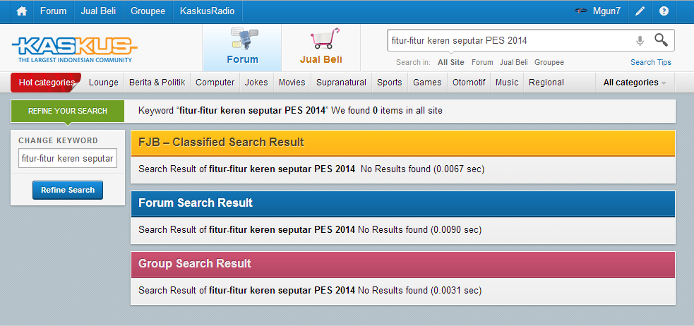 FITUR-FITUR KEREN SEPUTAR PES 2014