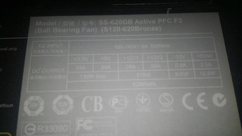 Casing ProLogic ( Keren ada LED ) + PSU 500WDAZUMBA + PSU Seasonic 620W