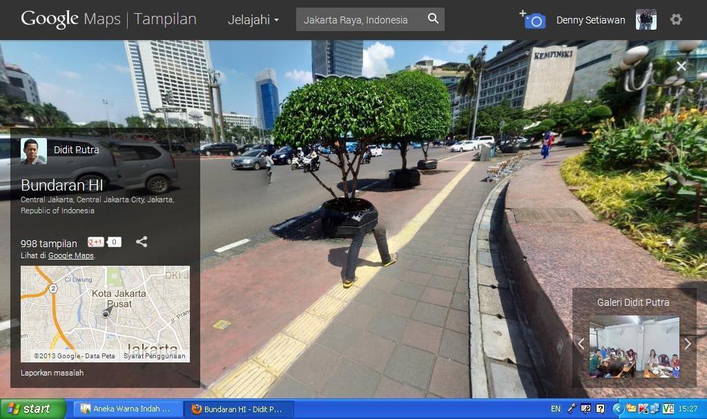 Tampilan Aneh GOOGLE STREET VIEW DIJAKARTA