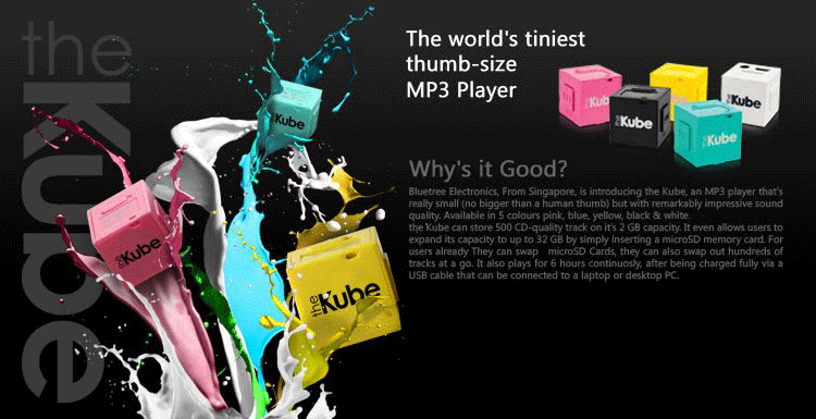 The Kube Music Box...MP3 Player murah gan!! -||