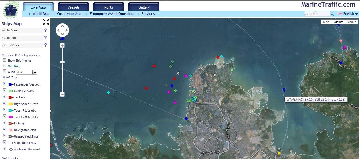 Situs Track Pesawat Terbang dan Kapal Laut