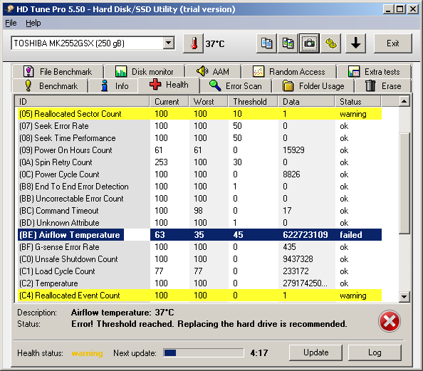 &#91;Ask&#93; HDD Airflow Temperature Threshold Reached, bisa ga dibenerin??