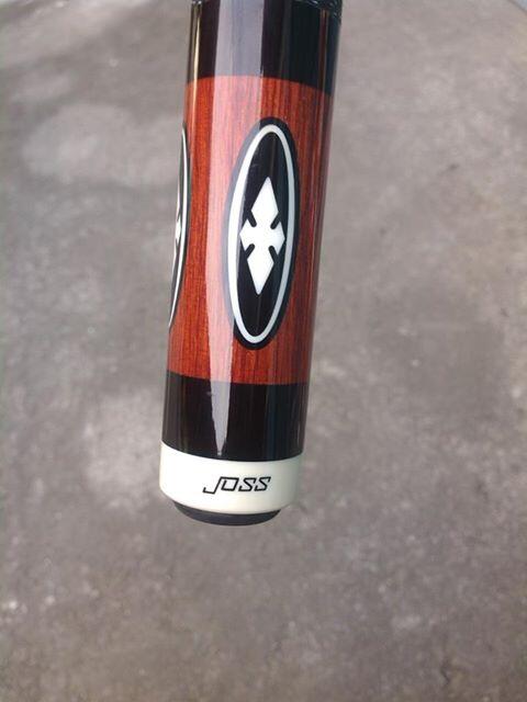 Jual stik billiard JOSS dan tas stik 2x2 motif batik solo