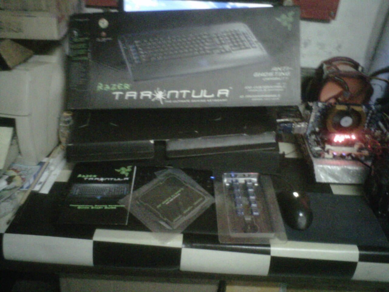 1 SET RAZER SANGAT MURAH (KEYBOARD, MAUSE, HEADPHONE, SOUNDCARD)