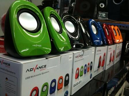 SPEAKER ADVANCE DUO-01 warna hijau