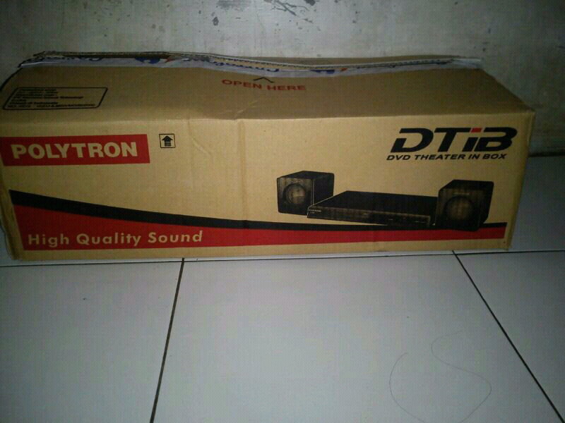 home theatre dvd polytron dtib-2367 bnib bekasi