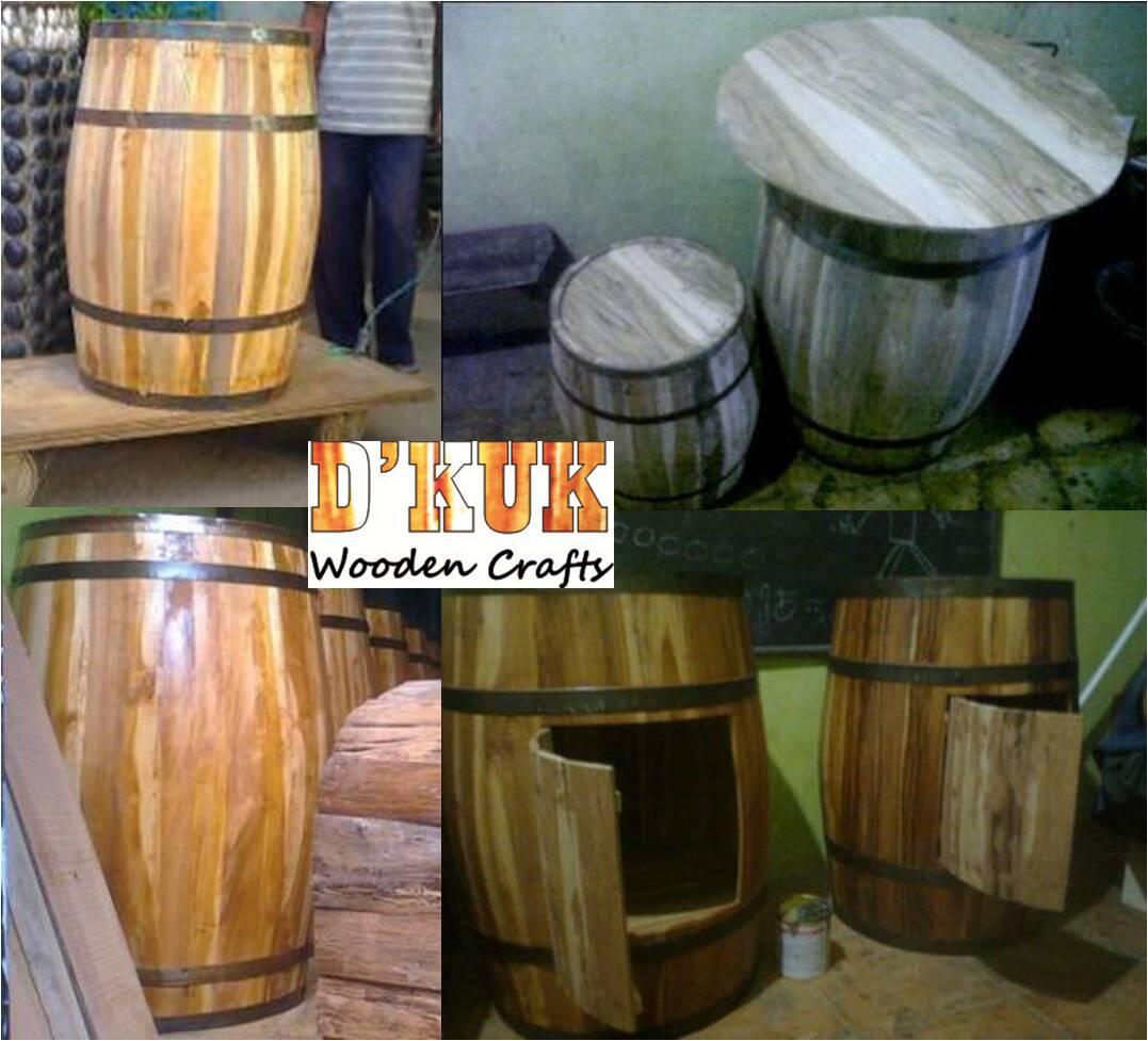 Ember Kayu / Tahang / Wooden Barrel