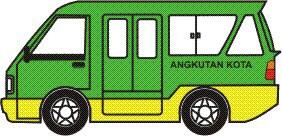 Rute angkutan kota di Bogor