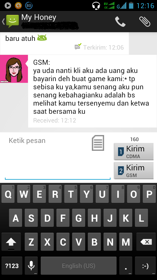 Agan Gamer? Pernah dapet sms kayak gini kagak :D