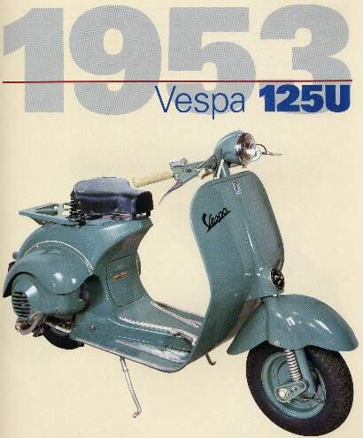 VESPA MODEL HISTORY