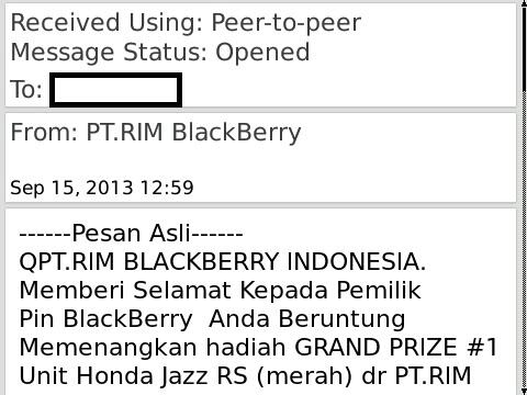 &#91;TANYA&#93; Hadiah dari RIM Blackberry