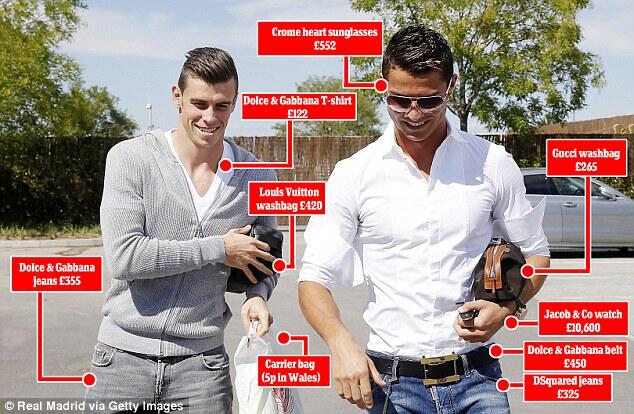 &#91;HOT&#93; Harga Pakaian yang dipakai CR7 dan Bale saat pergi latihan