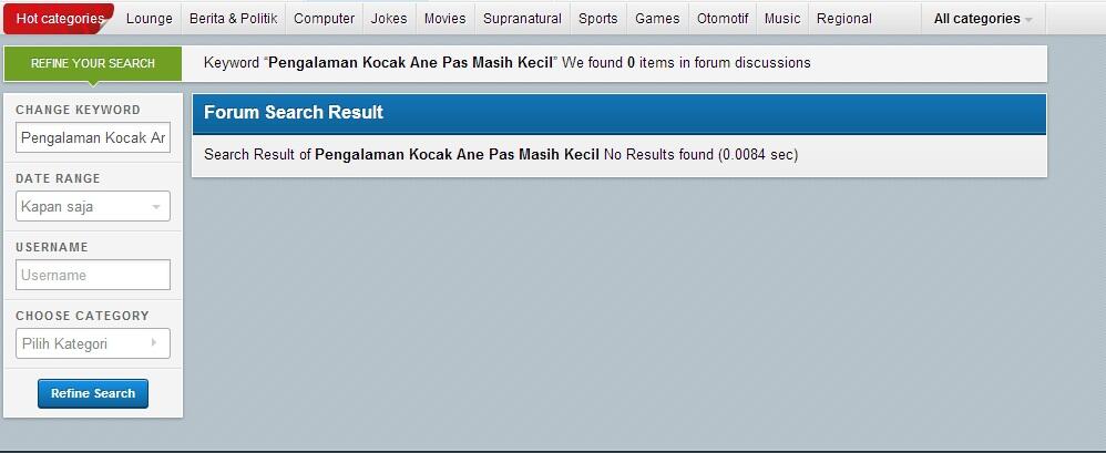 Pengalaman Kocak Waktu Masih Kecil(Just Share)
