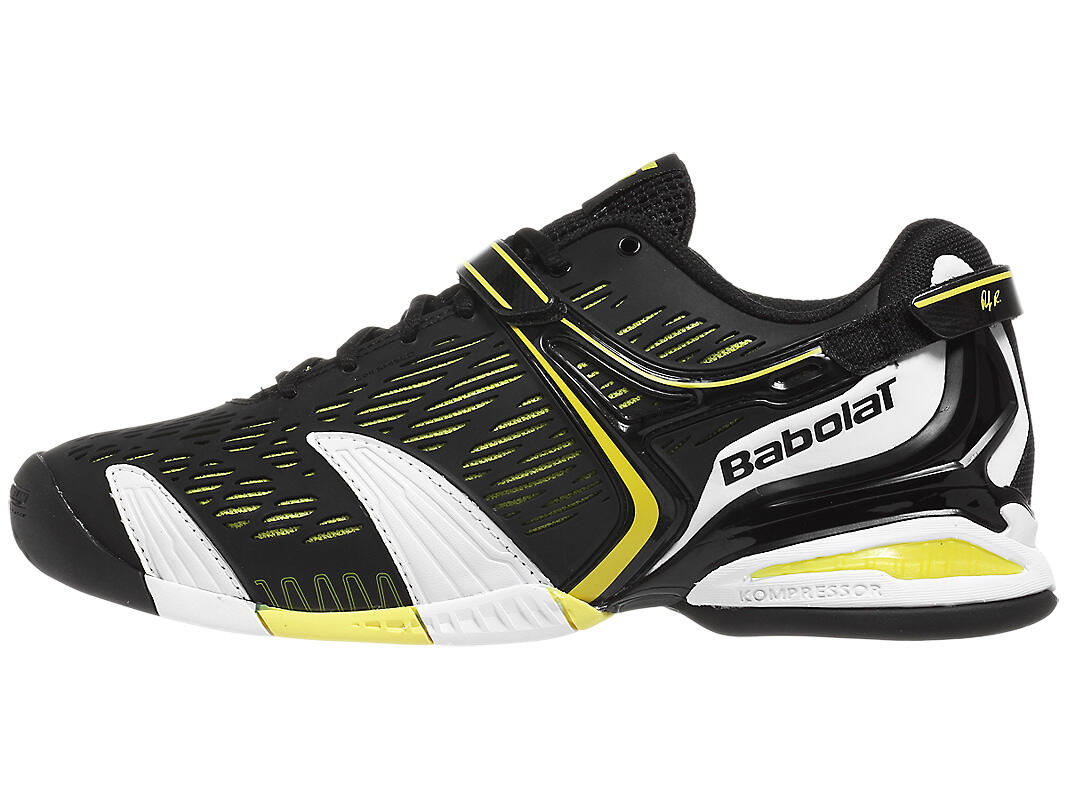 SePaTu Tenis BaboLaT PROPULSE 4 LIMITED EdiTioN w/ AnDy RODDICK bLaCk YeLLoW ORIGINAL