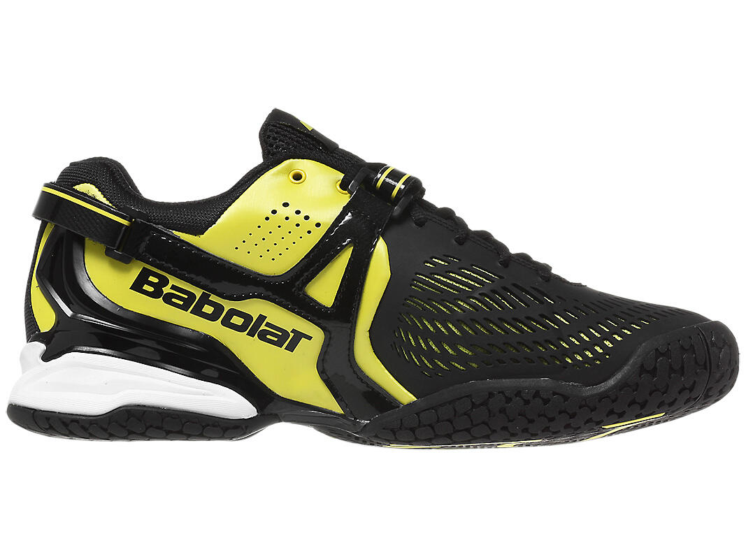 SePaTu Tenis BaboLaT PROPULSE 4 LIMITED EdiTioN w/ AnDy RODDICK bLaCk YeLLoW ORIGINAL
