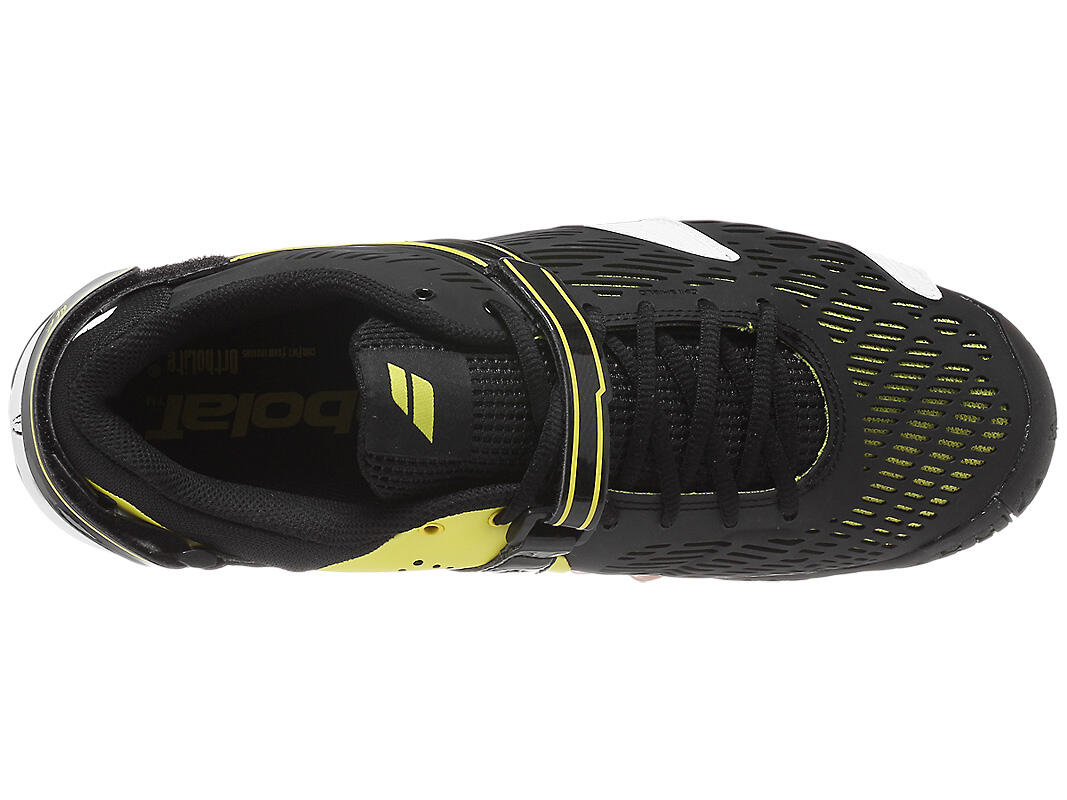 SePaTu Tenis BaboLaT PROPULSE 4 LIMITED EdiTioN w/ AnDy RODDICK bLaCk YeLLoW ORIGINAL
