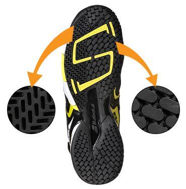SePaTu Tenis BaboLaT PROPULSE 4 LIMITED EdiTioN w/ AnDy RODDICK bLaCk YeLLoW ORIGINAL