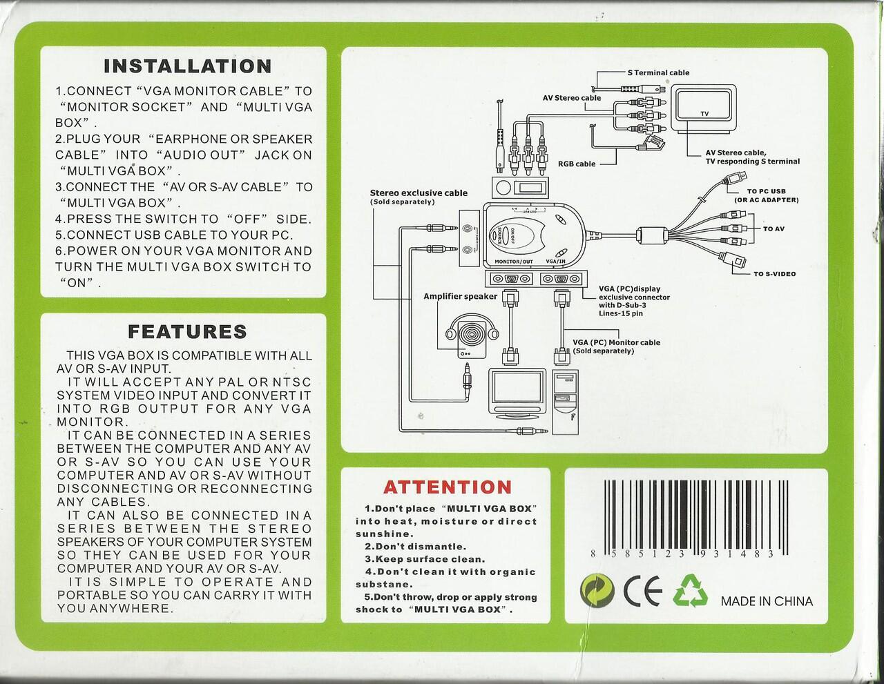 Multi VGA Box, mainkan PS3 / PS2 / Xbox di monitor PC agan..