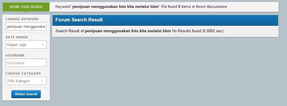 &#91;WASPADA&#93; Penipuan yang Menggunakan Foto Kita Melalui BBM !