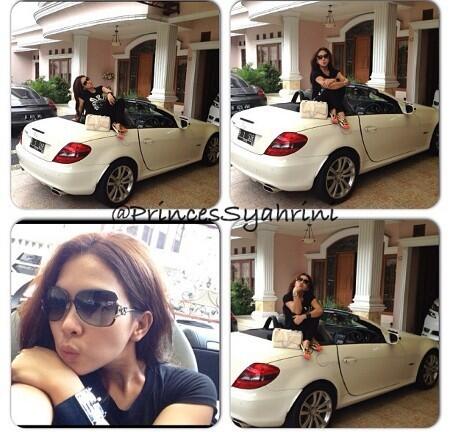 Syahrini Pamer Mobil Mewahnya Di Instagram