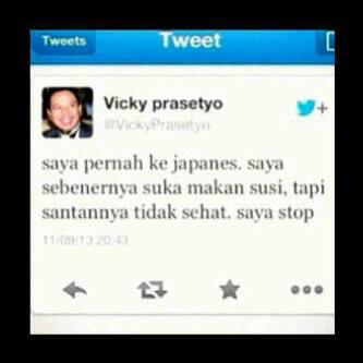 vicky emang ....