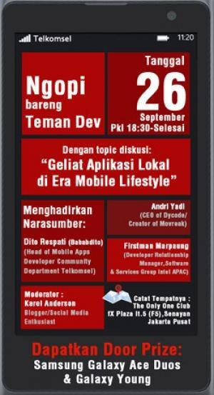 Susah bikin applikasi android ios? Nih dateng ke event ini gan! (GRATIS)!