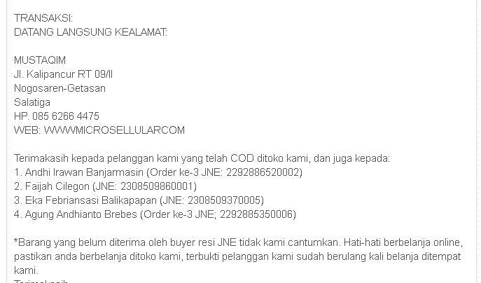 Surat Terbuka Untuk Pemilik Nomor &quot;081228432228&quot;